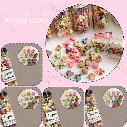 50 Pcs Baby Hair Clips for Girls, Colorful Hair Accessories Set for Kids, Mixed Designs for Styling, Birthdays and Special Occasions